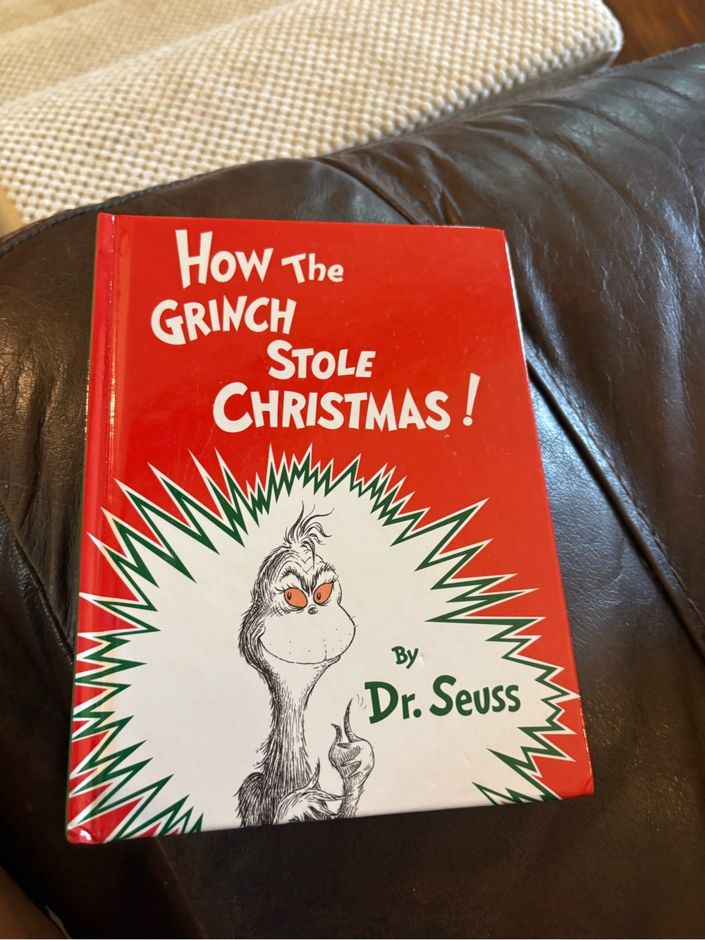 How The Grinch Stole Christmas! by Dr. Seuss - Red Hardcover small Book